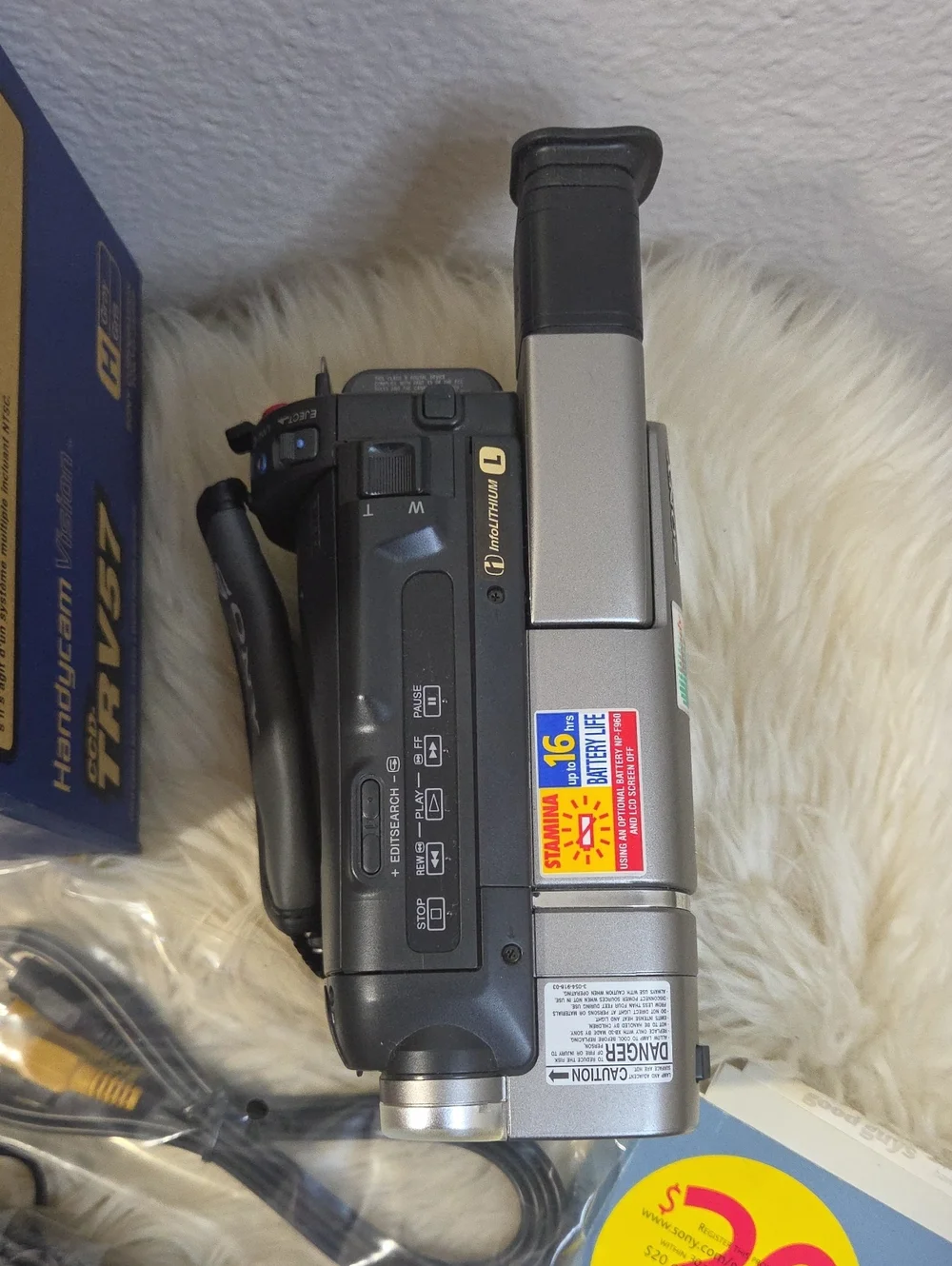 Open Box Sony CCD-TRV57 Handycam Vision Video8 XR Camcorder Complete Tested